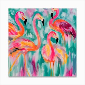 Flamingos 7 Canvas Print