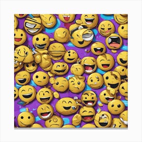 893291 Emojit Wall Art Canvas Print