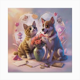 Valentine'S Day 3 Canvas Print