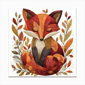 Autumn Fox 2 Canvas Print