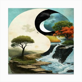 Yin Yang Canvas Print