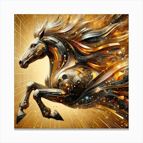 Creative Horse Beauty Illustration Nr 175 Canvas Print