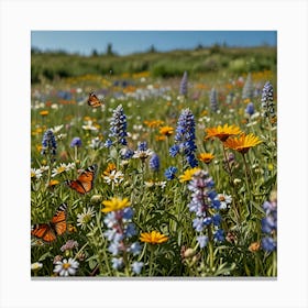 Wildflower Meadow 2 Canvas Print