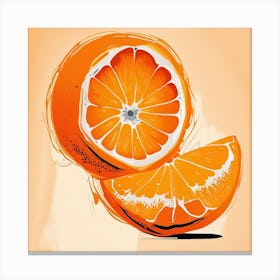 Oranges Still Life Canvas Print