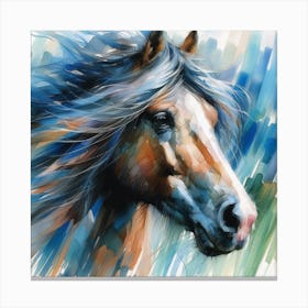 Horse Painting Canvas Print