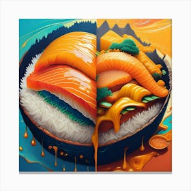 Sashimi 1 Canvas Print