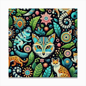 Flora And Fauna Canvas Print