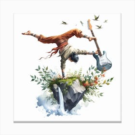 Acrobatic rock and roll 1 Canvas Print