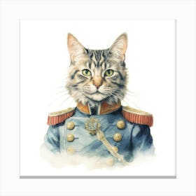 Napoleon Cat Portrait 1 Canvas Print