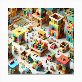 Toy City Canvas Print