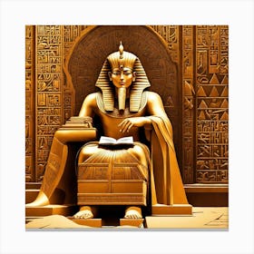 Pharaoh Egypt 2 Canvas Print