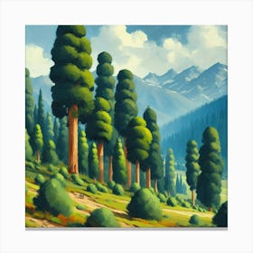 Landscape Painting 3 Canvas Print