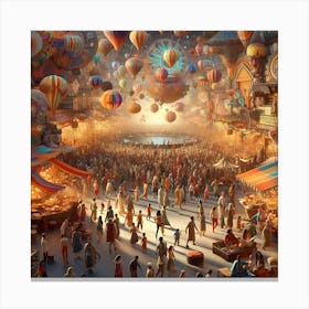 Colorful World Canvas Print