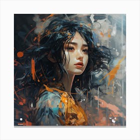 Asian Girl 1 Canvas Print