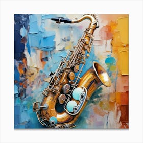 Saxophone 6 Canvas Print