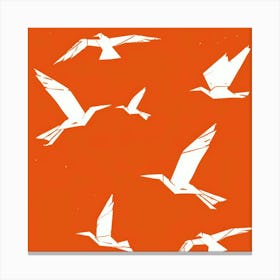 Origami Birds 7 Canvas Print