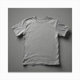 Grey T - Shirt 8 Canvas Print