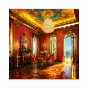 Dining Room 1 Canvas Print