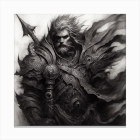 Dark Elf Canvas Print