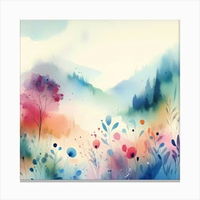 Watercolor Painting 56 Canvas Print