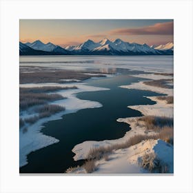 Default Create Unique Design Of Alaskan Lakes 1 Canvas Print