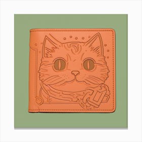 Cat Wallet Canvas Print