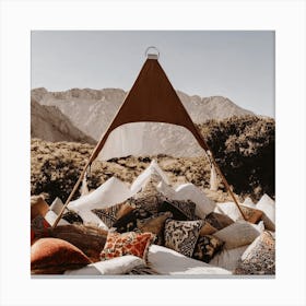 Teepee Tent Canvas Print