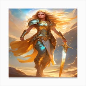 Warrior Woman 2 Canvas Print