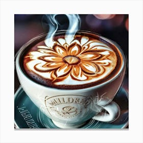 Wildflower Coffee Canvas Print