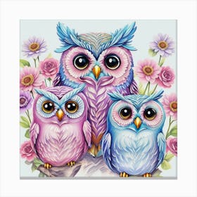 Owls luck Canvas Print