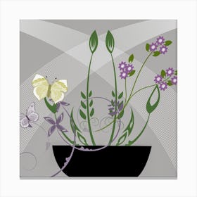 Flowers In A Vase 1 Canvas Print