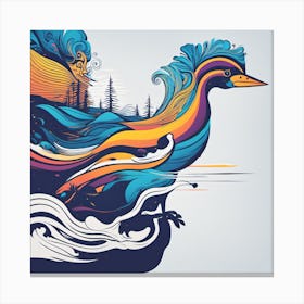 Bird In The Sky Canvas Print