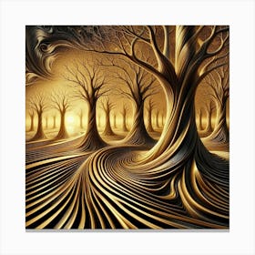 Fractal Trees Canvas Print