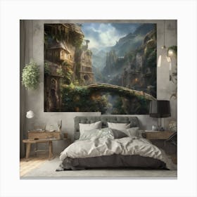 Fairytale City Canvas Print