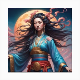 Chinese Woman Canvas Print