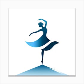 Ballerina Logo Canvas Print