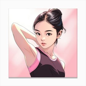 Asian Girl 5 Canvas Print