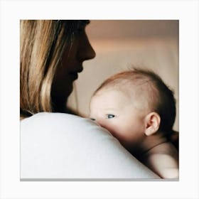 Mother And Baby Canvas Print