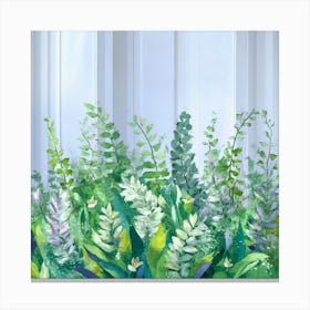 Flowers Illustration 4 Canvas Print