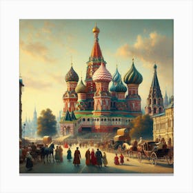 Moscow Cathedral 2 Canvas Print