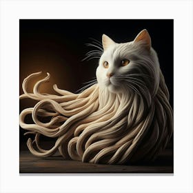 Cat With Long Hair Canvas Print