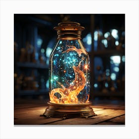 Jar Of Fire Canvas Print