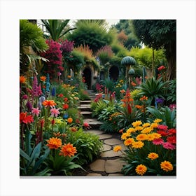 Garden Path 1 Canvas Print