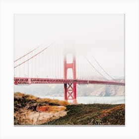 Foggy Golden Gate Bridge Canvas Print