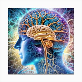 Human Brain 103 Canvas Print