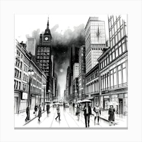 Cityscape Canvas Print