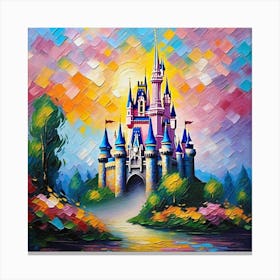 Cinderella Castle 35 Canvas Print