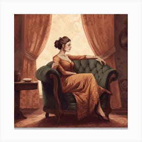 Victorian Lady Canvas Print