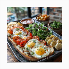 Breakfast On A Tray Canvas Print