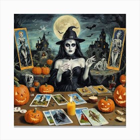 Witches Tarot Canvas Print